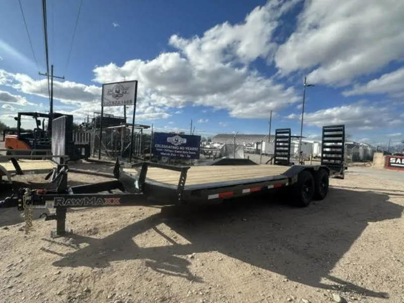 2026 Rawmaxx Trailers 102X20 14K Driver-Over ECX Equipment / Car Hauler