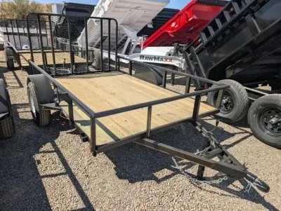 2025 GR Trailers 77X10 S/A Utility Pipetop 