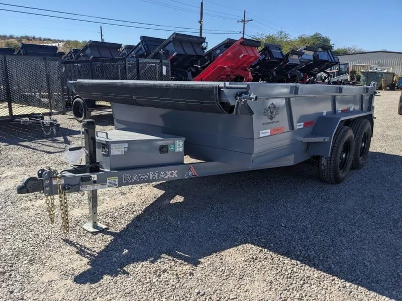 2026 Raw Maxx Trailers 77X12 T/A 10K MDX Dump 