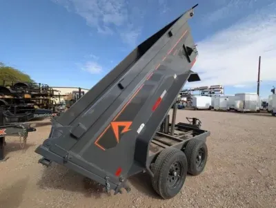 2027 Rawmaxx Trailers 5X10 SDX 10K Knight Dump