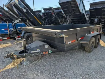 2026 Raw Maxx Trailers 77X12 T/A 10K MDX Dump