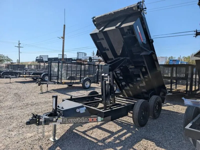 2026 Rawmaxx Trailers 5X10 T/A 7K SDX Dump Trailer