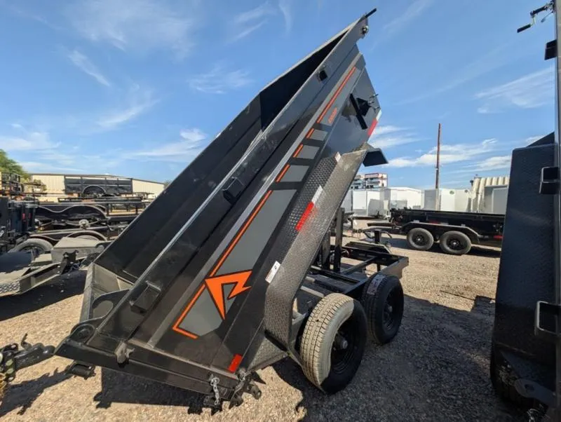 2026 Rawmaxx Trailers 5X10 SDX 10K Knight Dump 