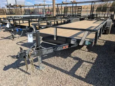 2027 Rawmaxx Trailers 83x24 T/A UTX Utility Trailer 10k