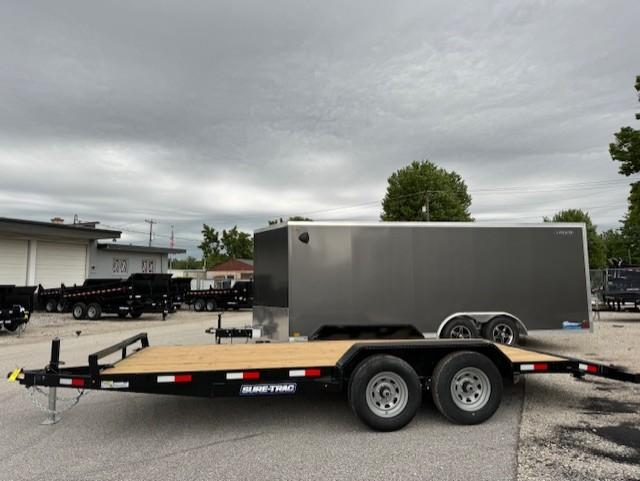 2024 Sure-Trac 7 x 18 (16+2) C-Channel Car Hauler Trailer  10K 2AYtaSdplqyr