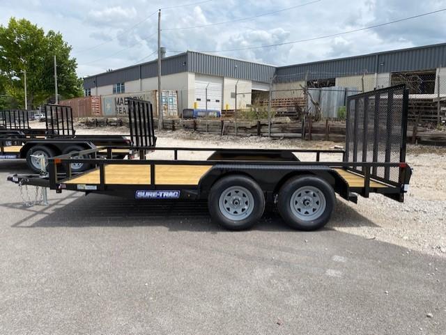 2021 Sure-Trac 7 x 14 Tube Top Utility Trailer 7k Tand 2021 Sure-Trac 7 x 14 Tube Top Utility Trailer 7k Tand