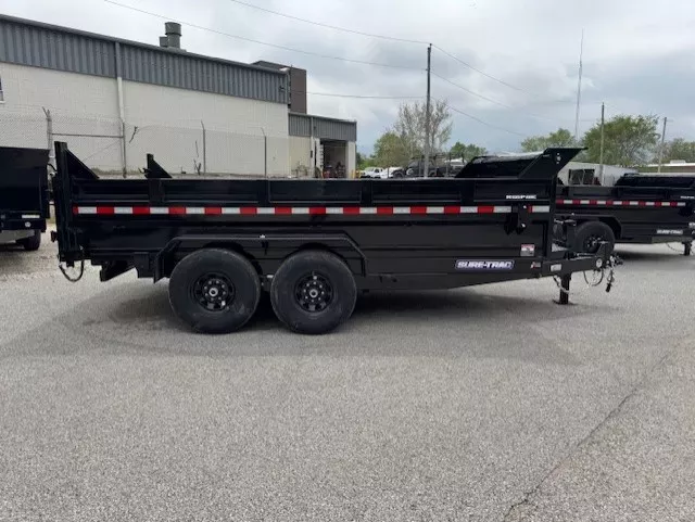 2025 Sure-Trac 82 IN x 14 HD Low Profile Dump Trailer  14K Scissor jZsTFAoco9f8