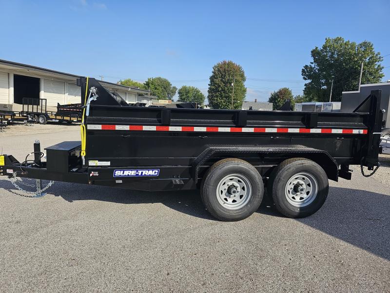 2023 Sure-Trac 82 IN x 14 HD Low Profile Dump Trailer  14K Dual Ram KLlfOqnotyns