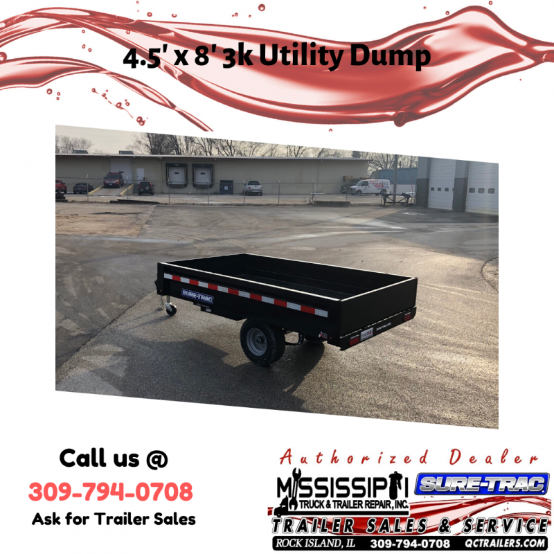 2020 Sure-Trac 4.5 x 8ft Utility Dump Trailer 2020 Sure-Trac 4.5 x 8ft Utility Dump Trailer