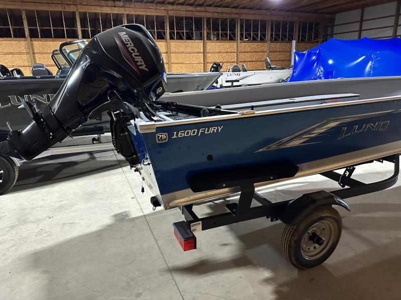 2023 Lund Fury 1600 Tiller Fishing Boat Marina on Gun Lake Boat Dealership in Shelbyville