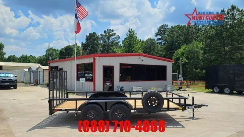 Davidson Trailers 77 X 14 PIPETOP TRAILER WITH BRAKES AND A 4 FOOT RAMP GATE - Conroe Location