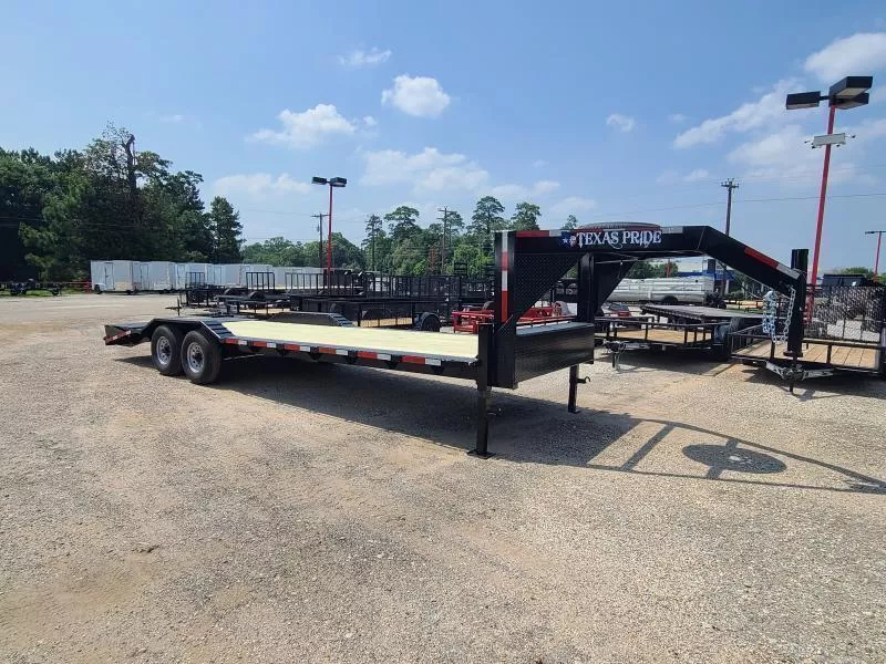 TEXAS PRIDE 22 + 4 Gooseneck Lowboy Equipment Trailer - Conroe Location