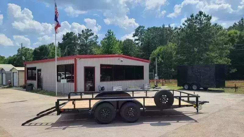 Davidson Trailers 83 X 16 TRAILER WITH SLIDE IN RAMPS AND BRAKES