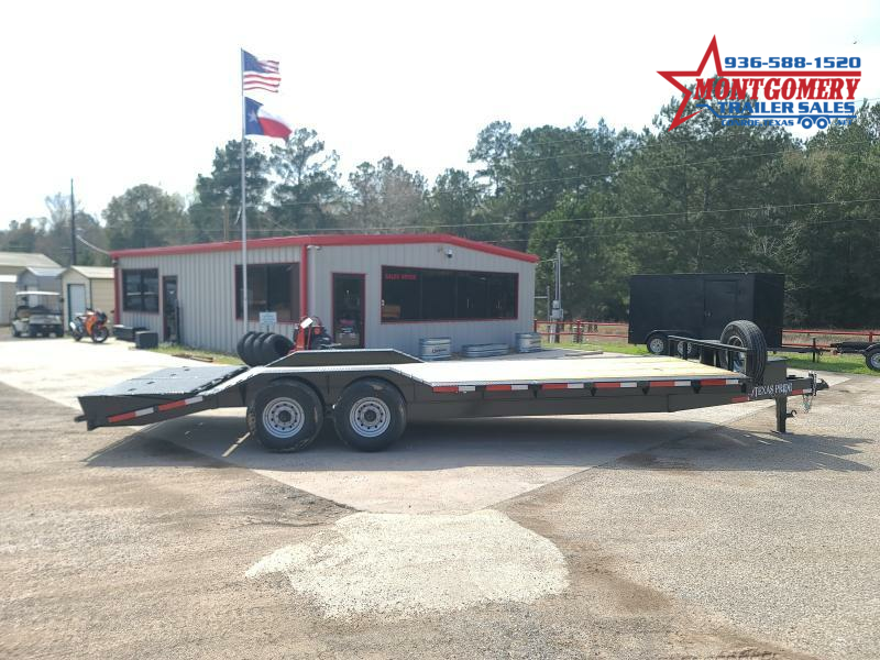 Texas Pride Trailers 20' + 4' Bumper Pull Lowboy Equipment Trailer