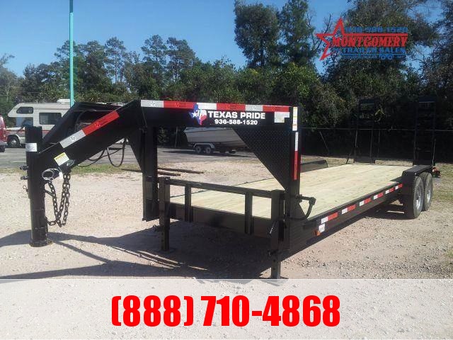 TEXAS PRIDE 24ft. 14K Gooseneck Lowboy TEXAS PRIDE 24ft. 14K Gooseneck Lowboy