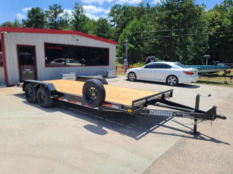 *ONE SALE NOW*  Davidson83 X 20 (18+2) CAR HAULER WITH WOOD FLOOR AND A 10,000lb GVWR - TEXARKANA LOCATION