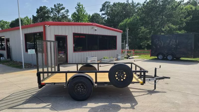 Davidson Trailers 6 X 10 SINGLE AXLE PIPETOP TRAILER WITH A 4 FOOT RAMP GATE - Conroe Location