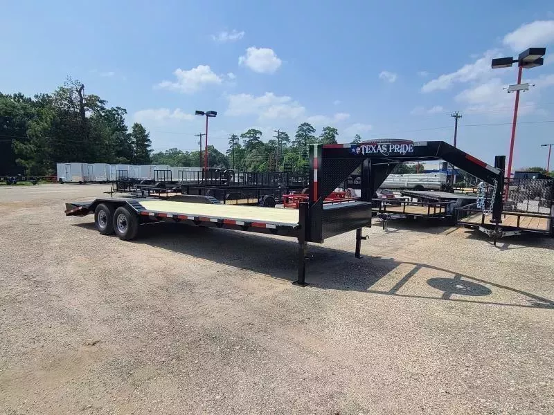 TEXAS PRIDE 22 + 4 Gooseneck Lowboy Equipment Trailer - Conroe Location