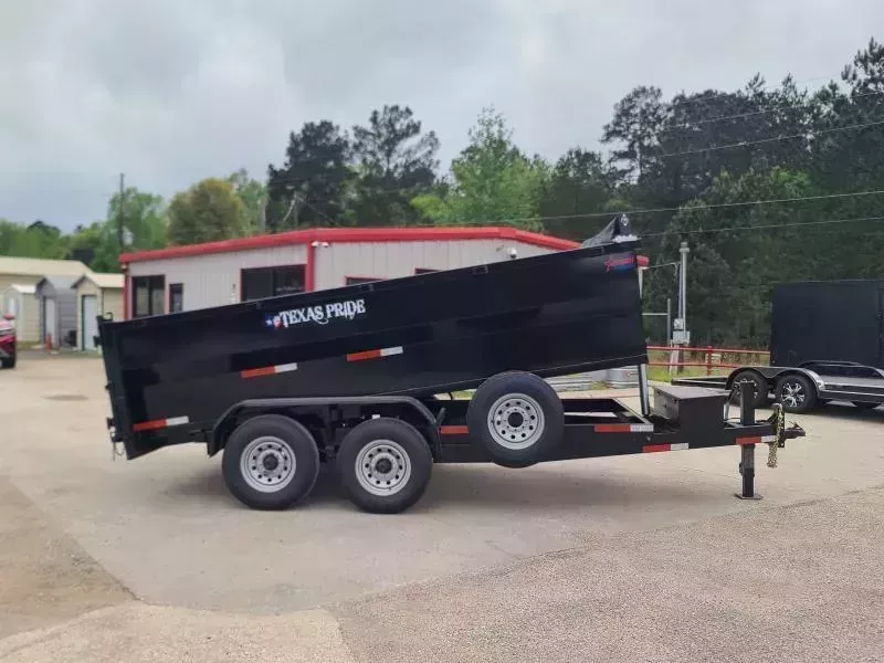 Texas Pride Trailers 7X14X3 16K BP R S 3/16 MT BDSG Dump Trailer