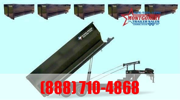 TEXAS PRIDE Dual Tandem Roll Off Dump with five 18-Yard-Dumpsters TEXAS PRIDE Dual Tandem Roll Off Dump with five 18-Yard-Dumpsters