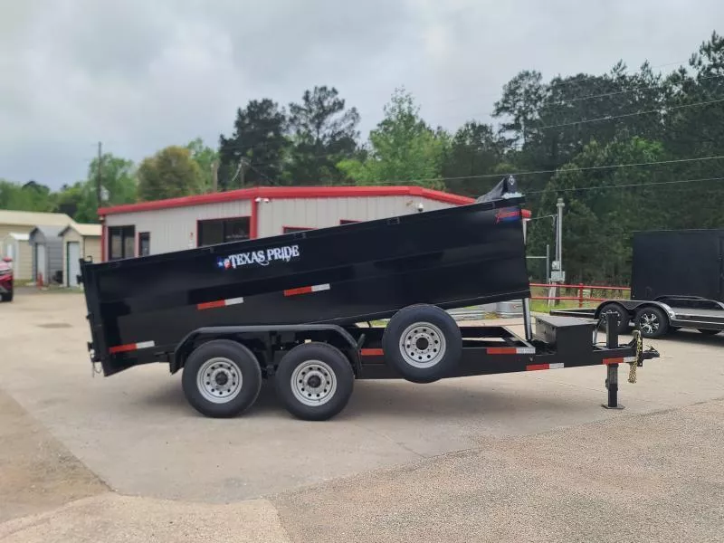 Texas Pride Trailers 7X14X3 16K BP R S 3/16 MT BDSG Dump Trailer