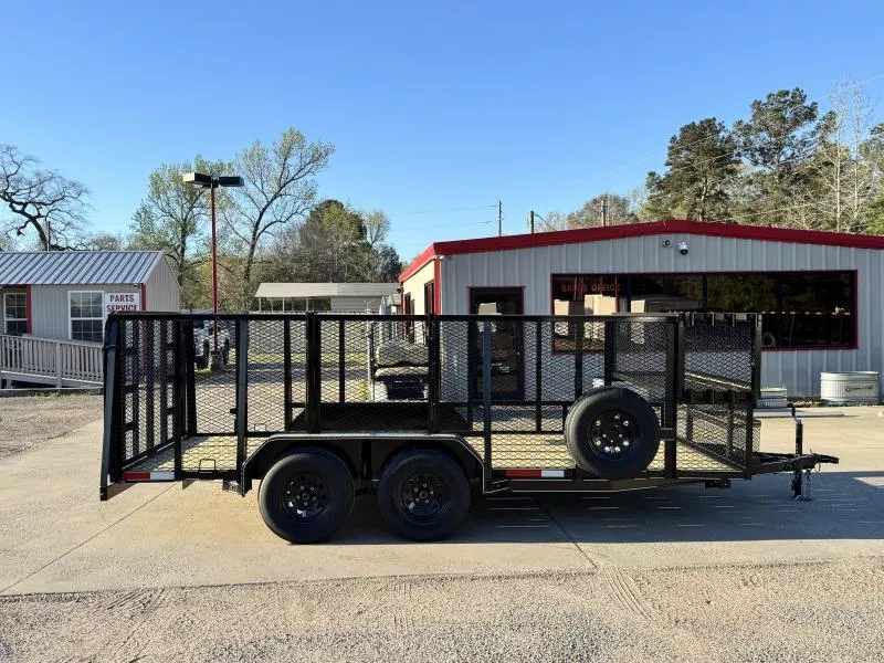 J & C TRAILERS 16 FOOT LANDSCAPE WITH 4 FOOT SIDES - Conroe Location