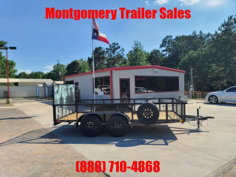 J and C Trailers UT7616 Utility Trailer Montgomery Trailer Sales in Conroe TX Flatbed