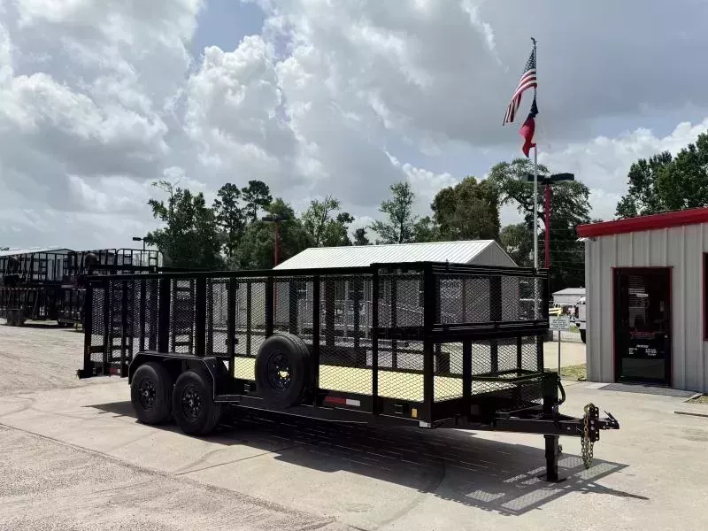 J & C TRAILERS 20 FOOT LANDSCAPE WITH 4 FOOT SIDES - Conroe Location