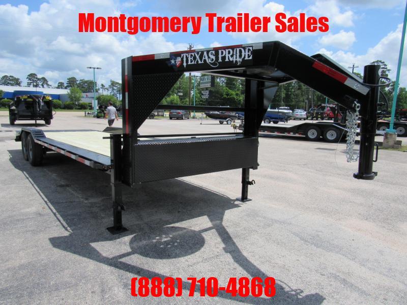 Texas Pride Trailers 22' + 4' Gooseneck Lowboy Equipment Trailer