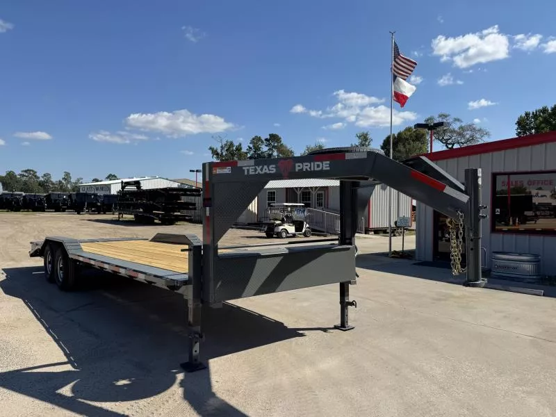 TEXAS PRIDE 22 + 4 GOOSENECK Lowboy Equipment Trailer