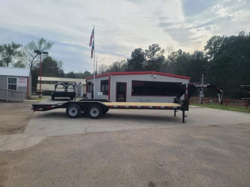 TEXAS PRIDE 20 + 4 Gooseneck Lowboy Equipment Trailer 