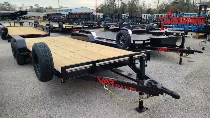 VAR 83 X 22 (20+2) CAR HAULER WITH WOOD DECK AND A 10,000lb GVWR - Conroe Location