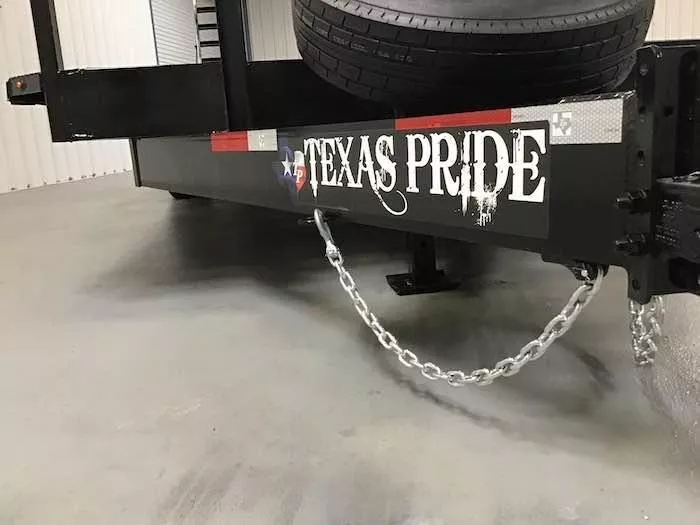 Texas Pride 7 X 20 + 4 BUMPER PULL LOWBOY EQUIPMENT TRAILER WITH A 16,000 GVWR - Conroe Location