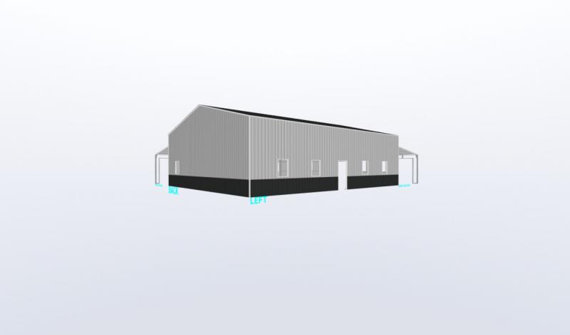 40' x 50' x 14' Barndominium Shell with Wrap Porches Metal Building o5RsjAfwdgs8