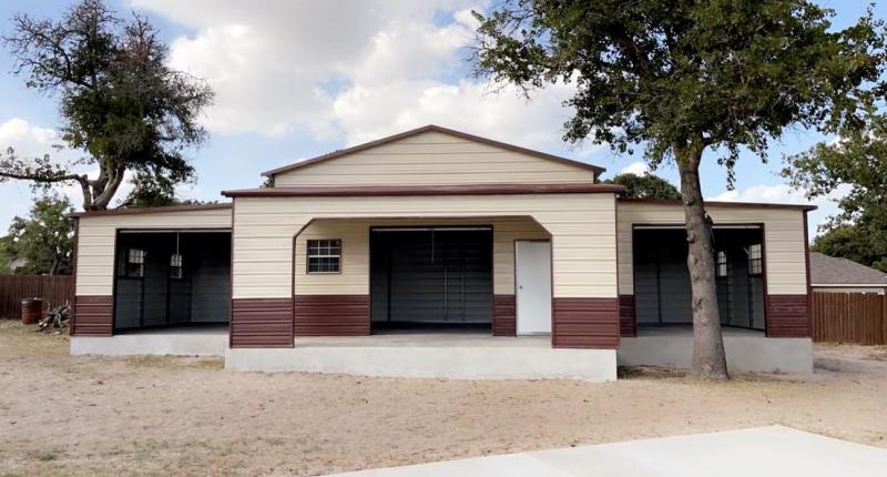 54' x 20' x 12'/8' Triple Wide Workshop Barn 54' x 20' x 12'/8' Triple Wide Workshop Barn