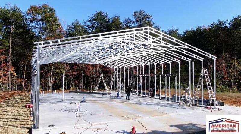 40' x 50' x 14' Barndominium Shell with Wrap Porches Metal Building N23Cds9fkx5j