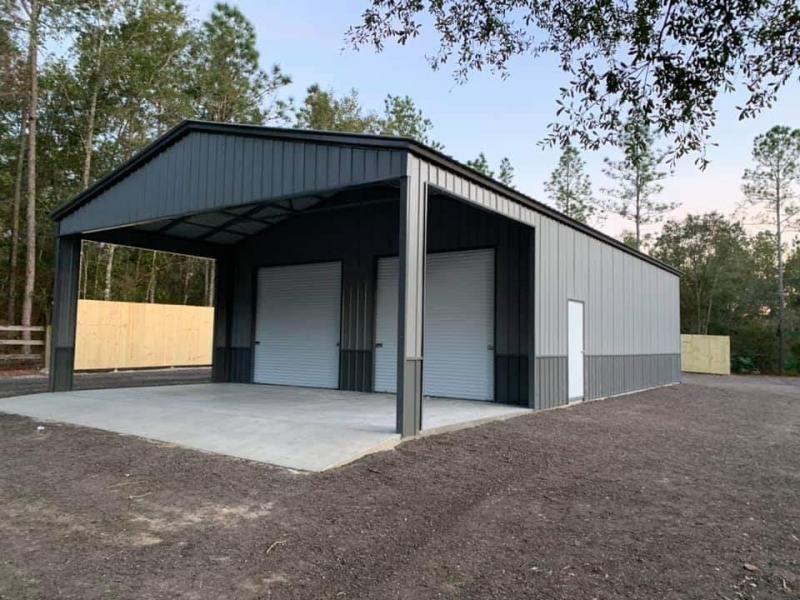 Combo Garages American Steel Structures Steel Building Installations