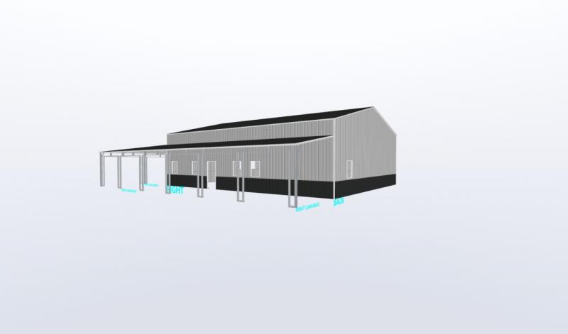 40' x 50' x 14' Barndominium Shell with Wrap Porches Metal Building o5RsjAmyzhpe