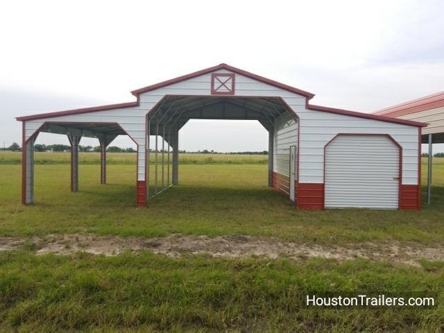42' x 25' x 12/9' Vertical Roof Triple Wide Step-Down Barn 42' x 25' x 12/9' Vertical Roof Triple Wide Step-Down Barn
