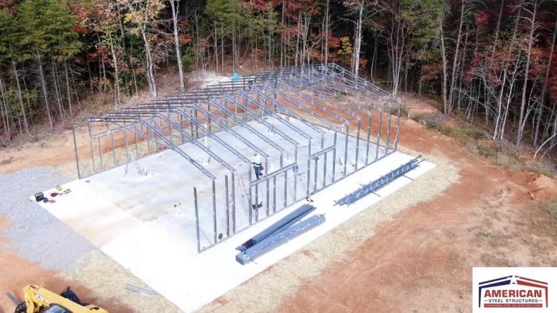 40' x 50' x 14' Barndominium Shell with Wrap Porches Metal Building kiKOTw2bivu