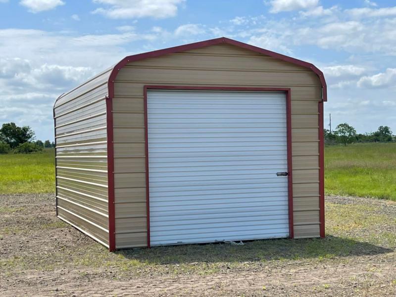 12' x 21' x 8' Regular Roof One Car Garage 12' x 21' x 8' Regular Roof One Car Garage