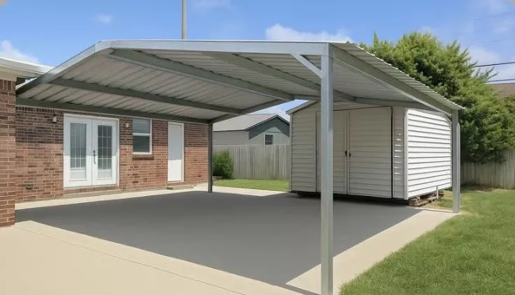 20' x 20' x  7' Post Frame Carport 8T4Veaz9faca