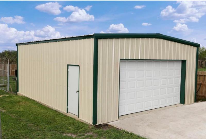 24' x 24' x 10 Value+ Galvanized Steel Frame Metal Building American