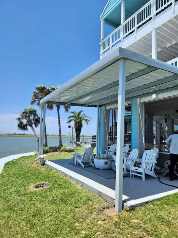 2025 American Steel Structures 10' x 20' x 8' Steel Post-Frame Back Porch Awning Cover  Building YOTxyqlxrm8y