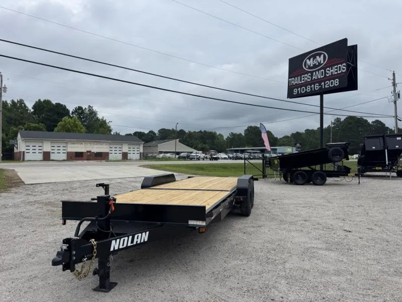 2025 Nolan Manufacturing 7 X 22 17K Half Tilt Tilt Trailer