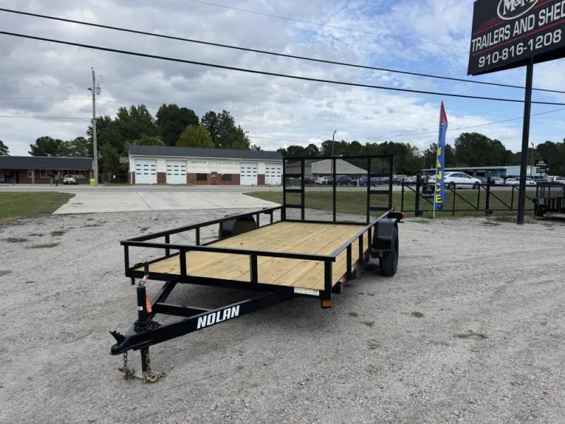 2026 Nolan Manufacturing 7 X 14 3K E Landscape Landscape Trailer