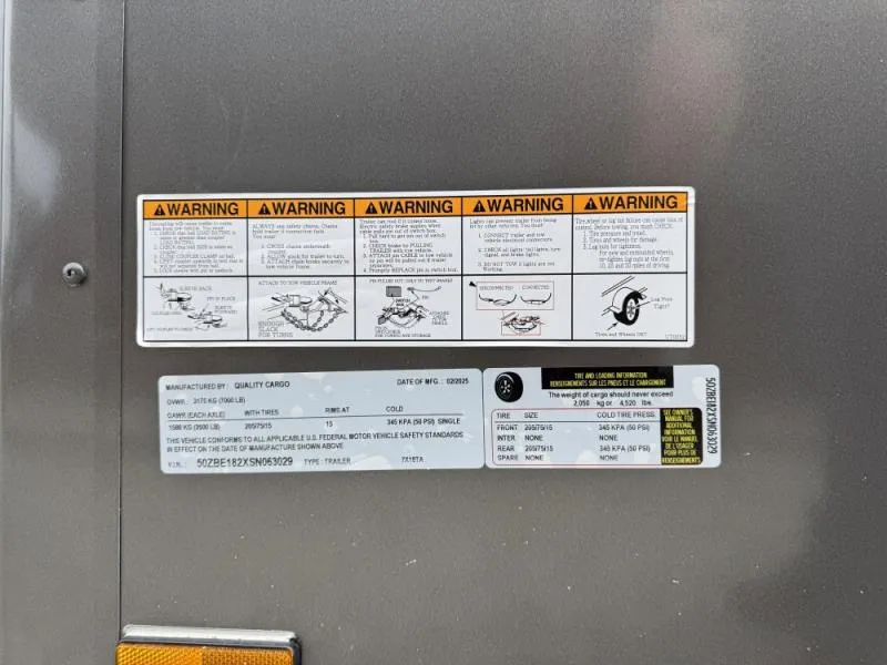 new Cargo (Enclosed) Trailers Quality Cargo  for sale, in Lumberton, NC Thumbnail 10