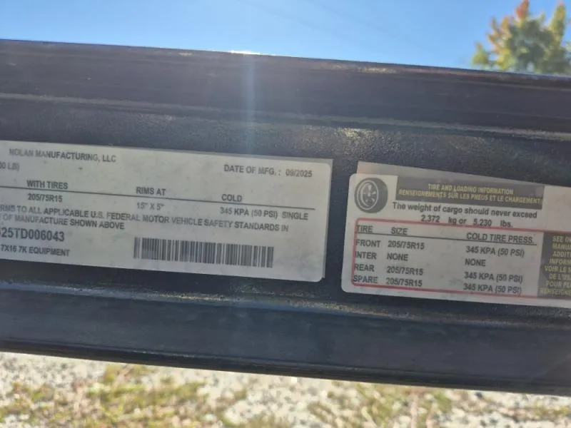 new Equipment / Flatbed Trailers Nolan Manufacturing  for sale, in Lumberton, NC Thumbnail 5