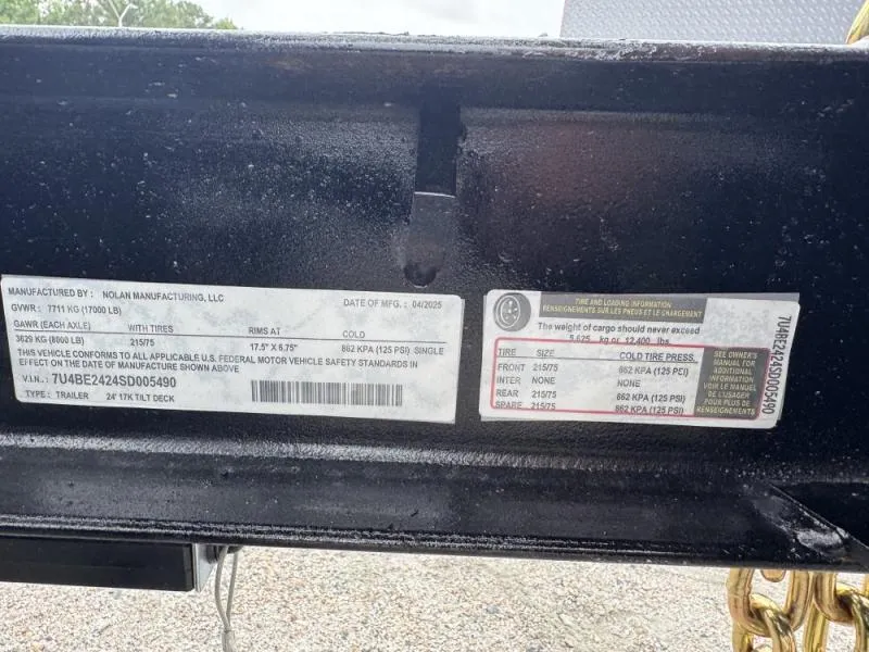 new Tilt Trailers Nolan Manufacturing  for sale, in Lumberton, NC Thumbnail 15