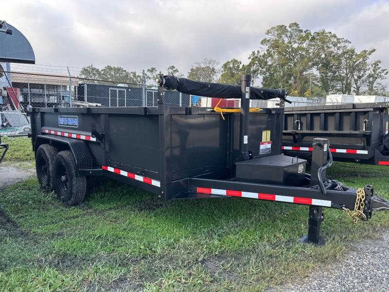 2025 Triple Crown Trailers 7X14SD DUMP 14K Dump Trailer